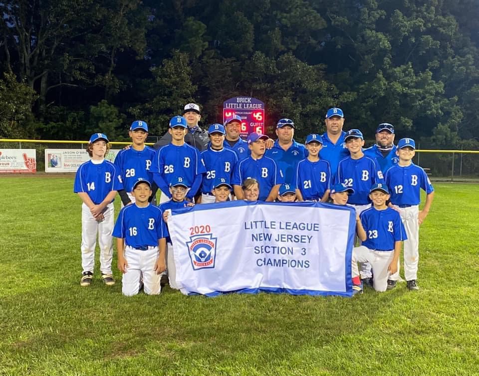 Brick Little League All-Stars Advance to State Championship Game