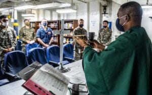 U. S. Navy to catholic priests: you're fired! Trump just rehired them