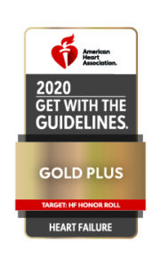 Deborah heart and lung center receives get with the guidelines-heart failure gold plus quality achievement award