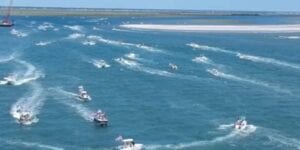 Boat parade in wildwood held to show support for law enforcement and military