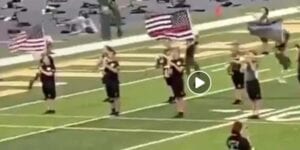 Two students kicked off high school football team for pro-police flags