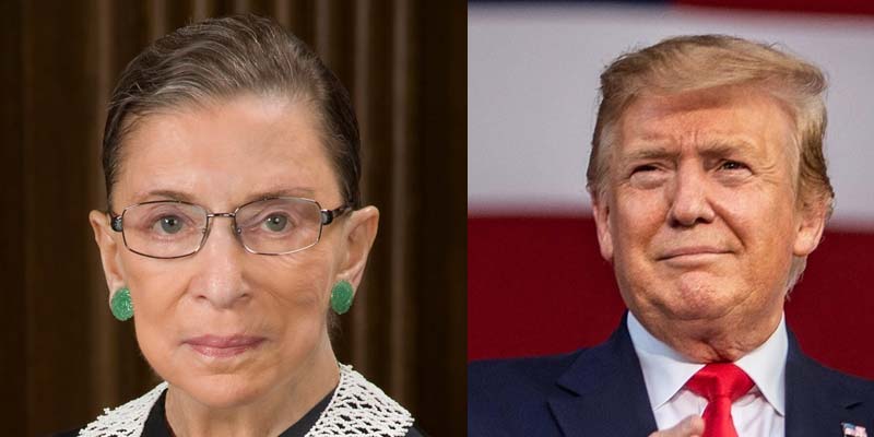 Trump Casts Doubt on Ginsberg's "Dying Wish" to Wait to Name Replacement