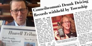 Howell councilwoman's drunk driving arrest brought to light in newspaper delivered to entire town