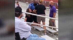Woman with asthma arrested, tasered at middle school football game for not wearing face mask in stands