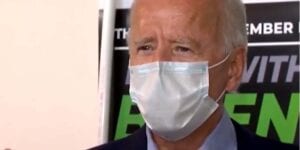 Senile? Joe biden says trump is only person calling to defund police