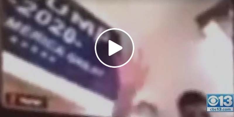 Teacher threatens to kick student out of virtual class over bedroom Trump flag