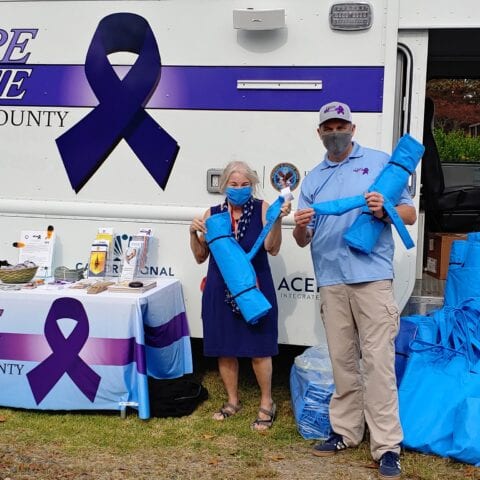 Hope one cape may presented with ppe, sleeping mats for homeless - photo licensed by shore news network.