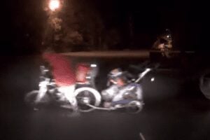 Police searching for dumpster diver who fled burglary scene