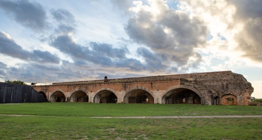 Fort pickens recognized for important role of the underground railroad - photo licensed by shore news network.
