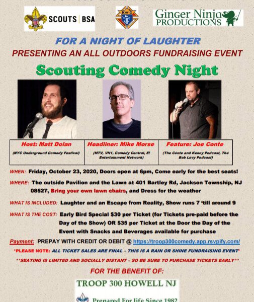 Scouting Comedy Night