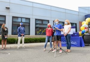 Make-a-wish new jersey beneficiary donates to k. Hovnanian children’s hospital