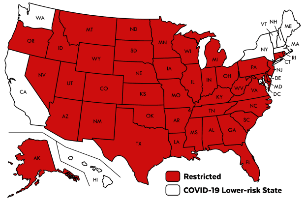 $500 Fine Awaits New Jersey Travelers in Massachusetts Who Violate New Mandatory Quarantine Rule