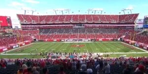 Troy aikman, joe buck slam military flyover at nfl football game