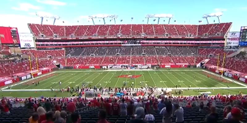 Troy Aikman, Joe Buck Slam Military Flyover at NFL Football Game