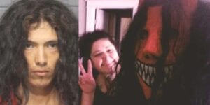 Illegal alien in devil mask kills girlfriend, sister with machete, wore innards around neck