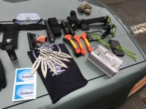 Man shattered window on police car, pepper sprayed police officer