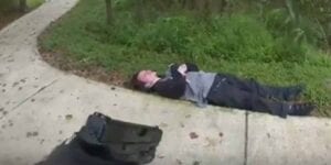 After being stabbed in the neck, florida deputy chases perp down