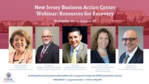 N. J. Business action center hosts ‘resources for recovery’ webinar, oct. 21