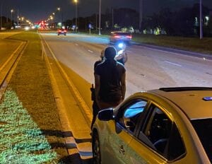 Woman driving wrong way, dui with children in car on us1 in port st. Lucie apprehended
