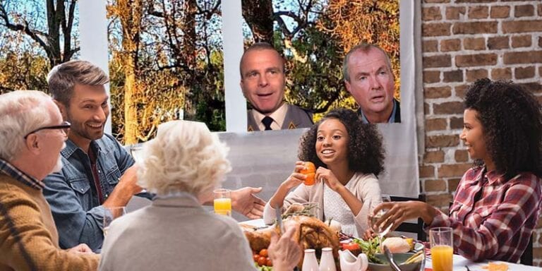 Murphy moves from defunding police to ordering police to enforce thanksgiving dinner limits - photo licensed by shore news network.
