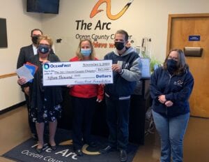 The arc, ocean county chapter receives $15,000 grant from the oceanfirst foundation