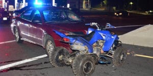 Atv rider severely injured in crash on route 37 in manchester