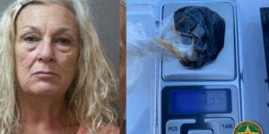 Look what this woman had in a bag in wewahitchka, florida