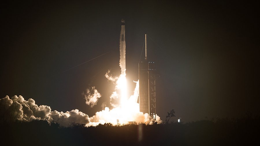 SpaceX Falcon 9 Successfully Launches Again Sending Astronauts to International Space Station