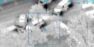 Watch: murder suspect flees police on thanksgiving, jumps in lake