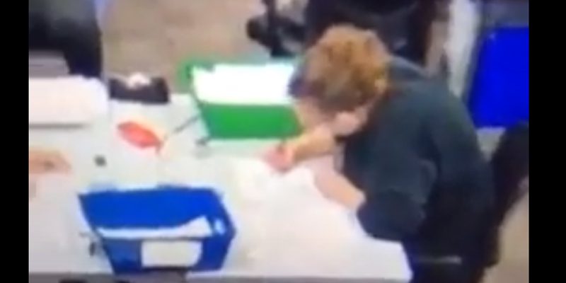 Video Shows Delaware County, PA Ballot Counter Writing on Ballots