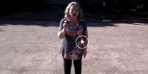 Hoa karen upset because man was working on his car