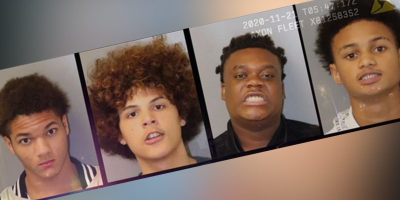 Watch: Four juveniles charged after beating Circle K employee, stealing car