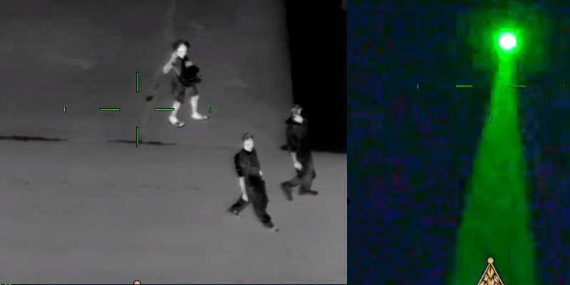 Watch: Trick or Treaters Busted After Hitting Police Helicopter With Laser Pointer in Fort Meyers