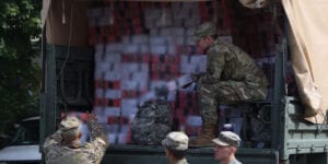 Gov. Baker announces national guard covid-19 field hospital in worcester