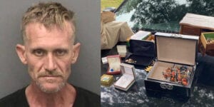 Career offender caught stealing urn with family dog's ashes, halloween candy, jewelry in plant city
