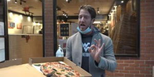 Dave portnoy, one bite review pizzata pizzera in philadelphia