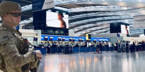 National guard troops to patrol new york airports to check passengers for covid-19