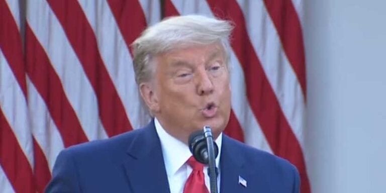 Trump to pelosi, schumer: i'm a private citizen, you can't impeach me - photo licensed by shore news network.