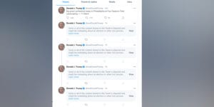 Twitter continues to silence president of united states, but we won't...