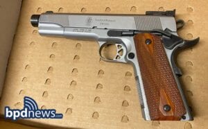Traffic stop in roxbury results in one under arrest and the recovery of a firearm and drugs
