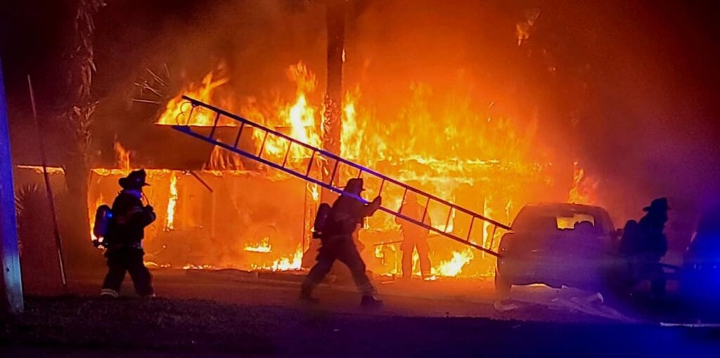 Firefighters save two dogs from fire at belleview's vin mar hotel | photo licensed by shore news network. Firefighters save two dogs from fire at belleview's vin mar hotel - photo licensed by shore news network.