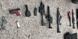 New york state police capture convicted felon moving automatic weapons on i-90