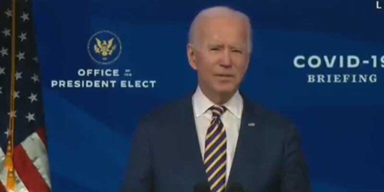 Watch joe biden call her "president-elect harris" on tuesday - photo licensed by shore news network.