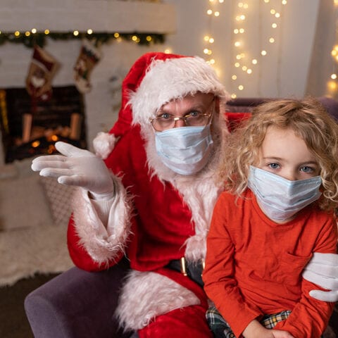Santa tests positive for covid-19 two days after event with 50 children - photo licensed by shore news network.
