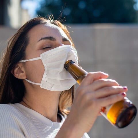 Maskdebators: anti-maskers who mock people wearing masks while alone are no better than the maskers - photo licensed by shore news network.