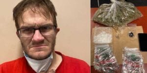 Lincoln man busted with pound of pot, meth