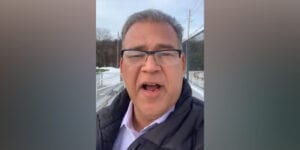 Watch: phil murphy opponent doug steinhardt calls out gov. From the cheap seats... Literally