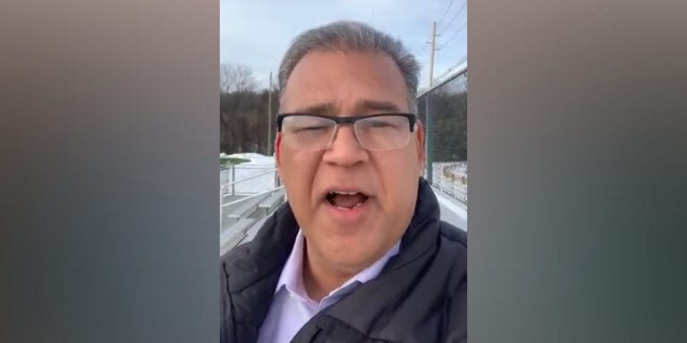 Watch: phil murphy opponent doug steinhardt calls out gov. From the cheap seats... Literally - photo licensed by shore news network.