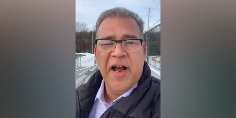 Watch: Phil Murphy Opponent Doug Steinhardt calls out Gov. from the cheap seats...literally