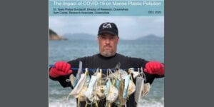 Thousands of tons of discarded facemasks now pollute the world's waterways
